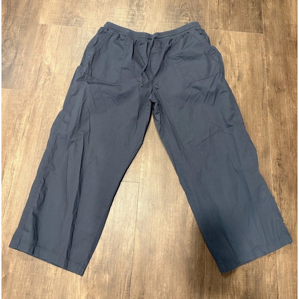 EUC LIKE-NEW Pact Wide Leg Pants in Navy Blue